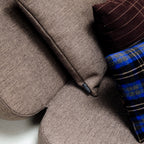 By KlipKlap KK 3 Fold Sofa XL Soft 140 cm Brun m. Sand