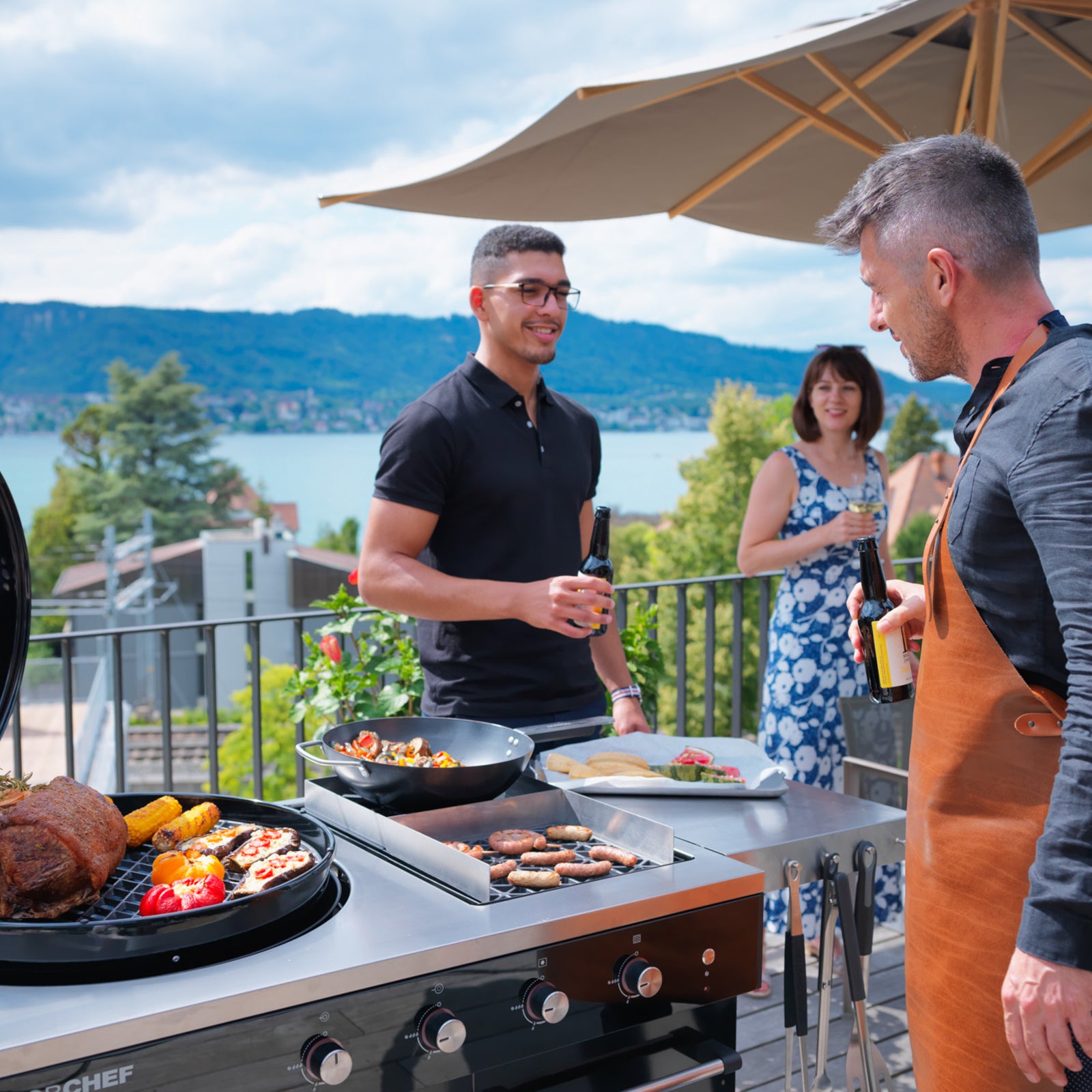 Outdoorchef Lugano 570 G Evo II 30MBAR UK Gas BBQ Black