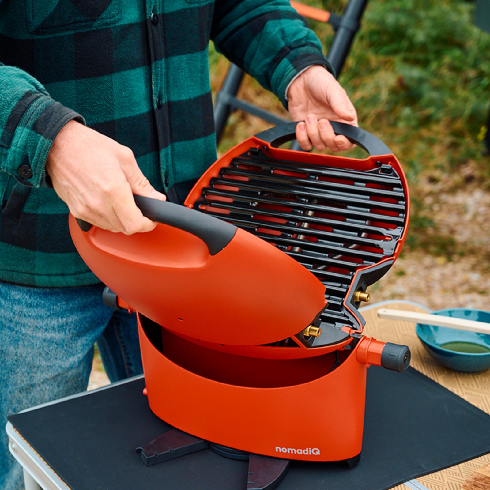 NomadiQ Transportable BBQ 3.0 Gas BBQ Terra Red