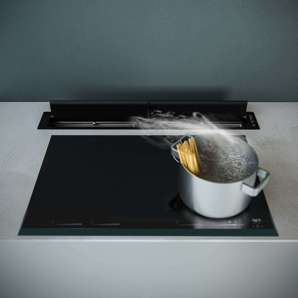 Witt Gap 90 Sort Downdraft-emhætte Sort