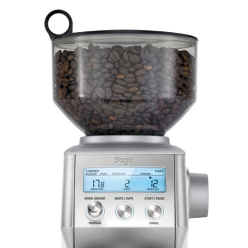 Auto grind & dose with the precision conical burr grinder with 60 grind settings