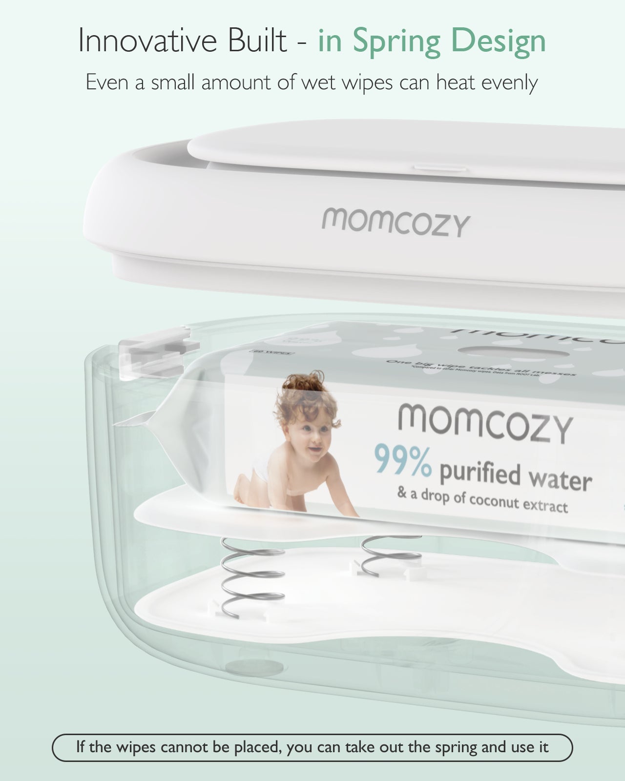 Momcozy Large Capacity Baby Wipe Warmer- EU Version Wipe Warmer