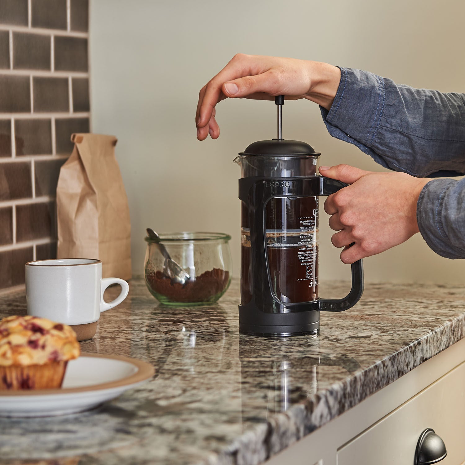 Espro P3 1418C-BK stempelkande glas