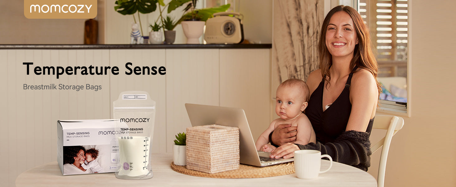 Momcozy 50pcs Disposable Breastmilk Bag