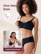 Momcozy YN21 M Hands-Free Pumping Bra Black