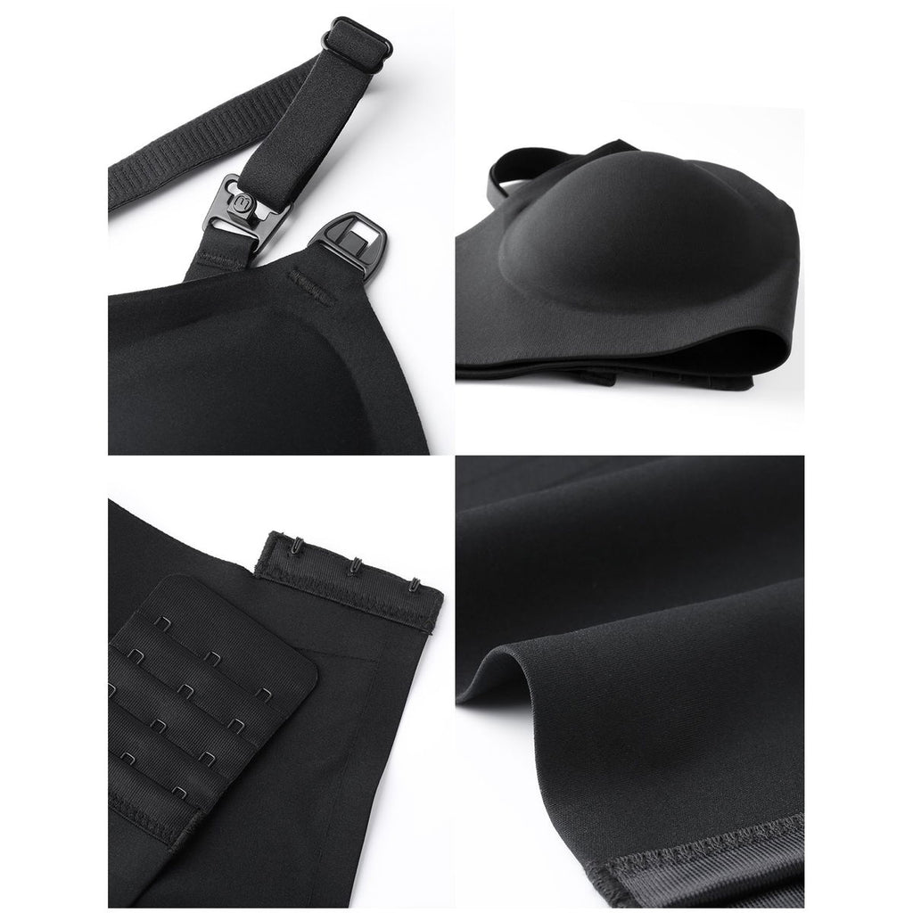 Momcozy YN21 XL Hands-Free Pumping Bra Musta