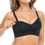 Momcozy YN21 XL Hands-Free Pumping Bra Musta