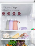 Momcozy Silicone 5pcs Reusable Milk Storage Bag Red