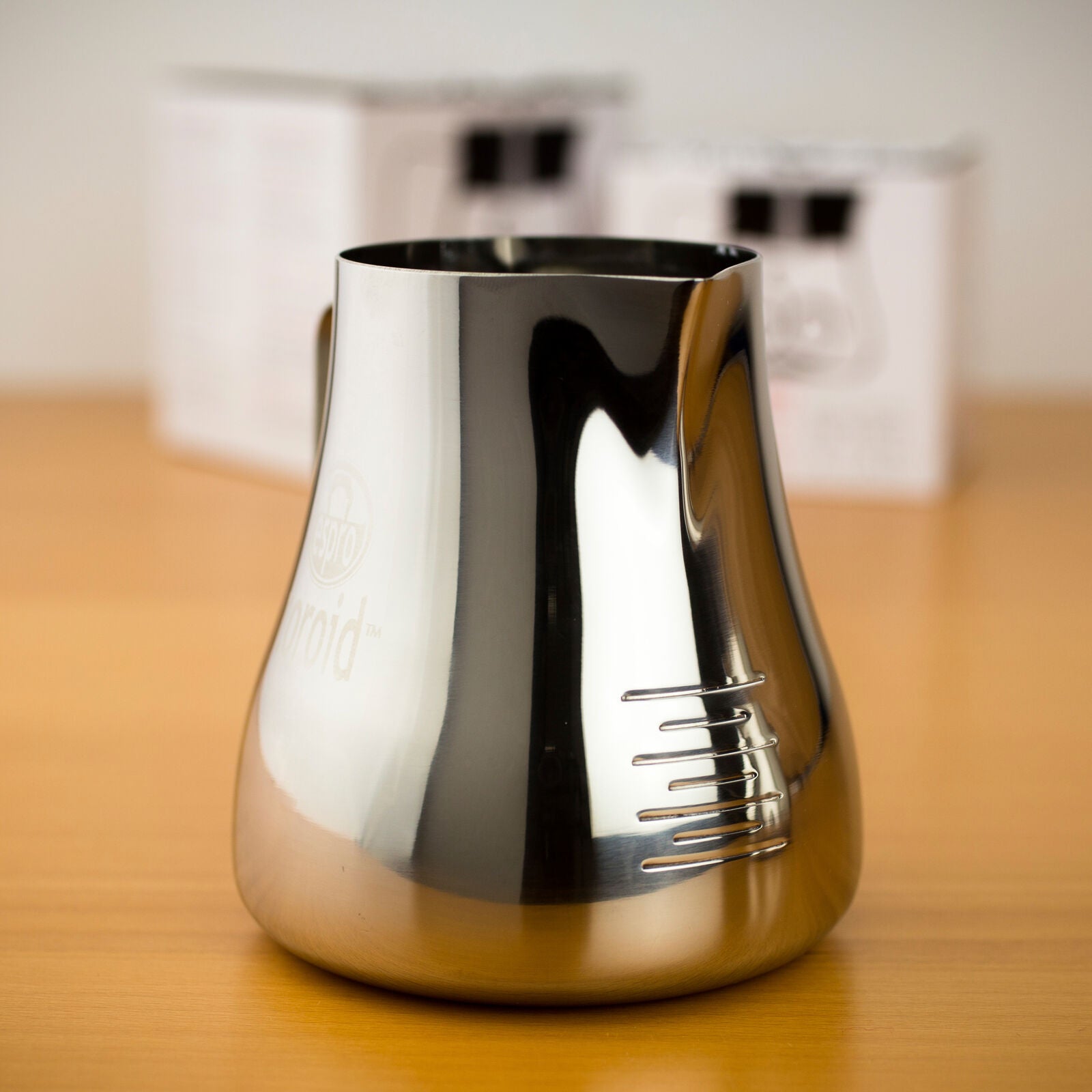 Espro Toroid Milk Jug 2012 French press coffee maker Brushed Steel