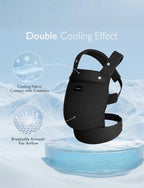 Momcozy Newborn to Toddler Air Mesh Soft Structured Carrier Black
