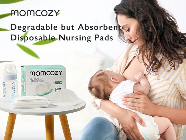 Momcozy Bambusfiber Engangs - 80 Stk Ammeinnlegg