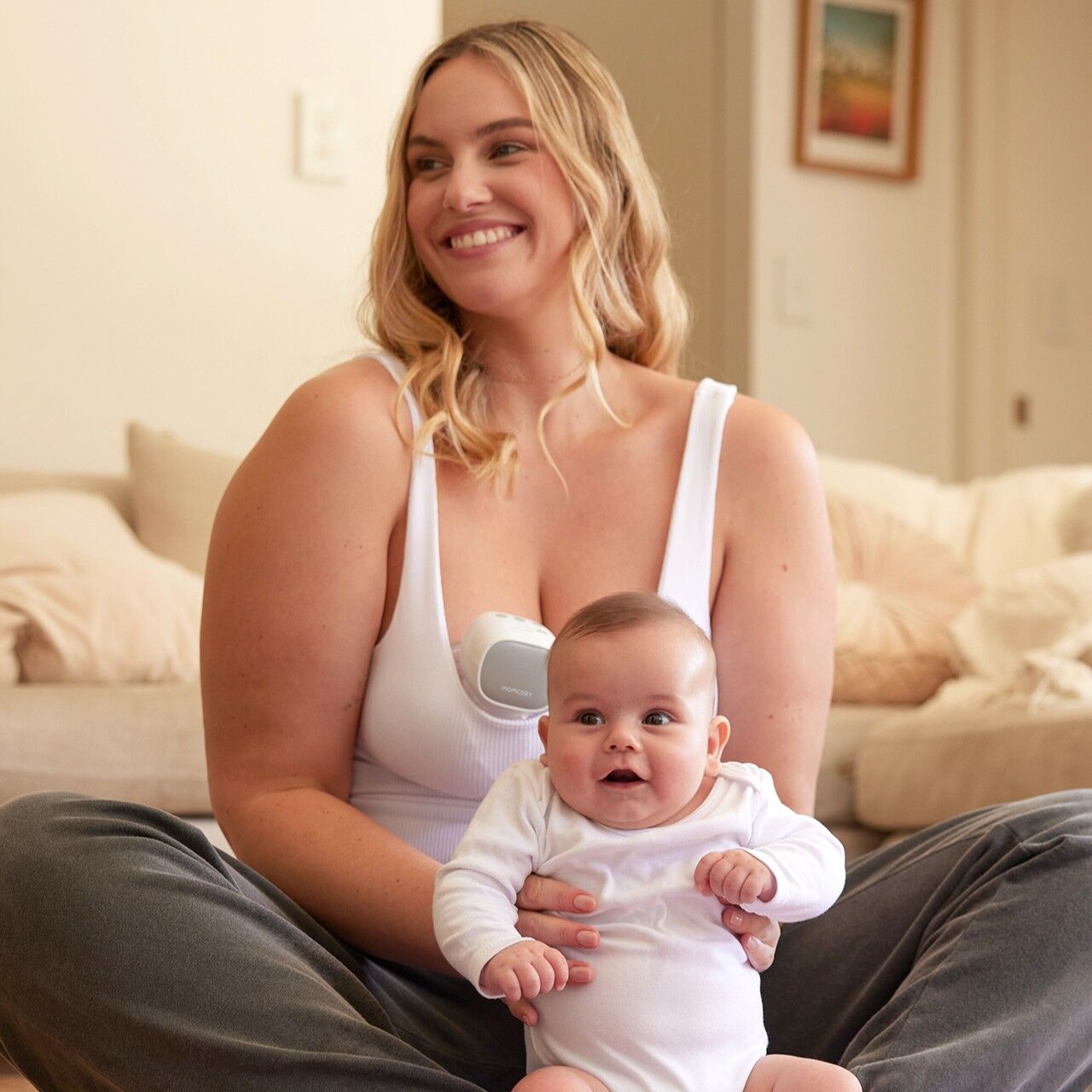 Momcozy S9 Pro Single Pack Wearable Breast Pump Grey