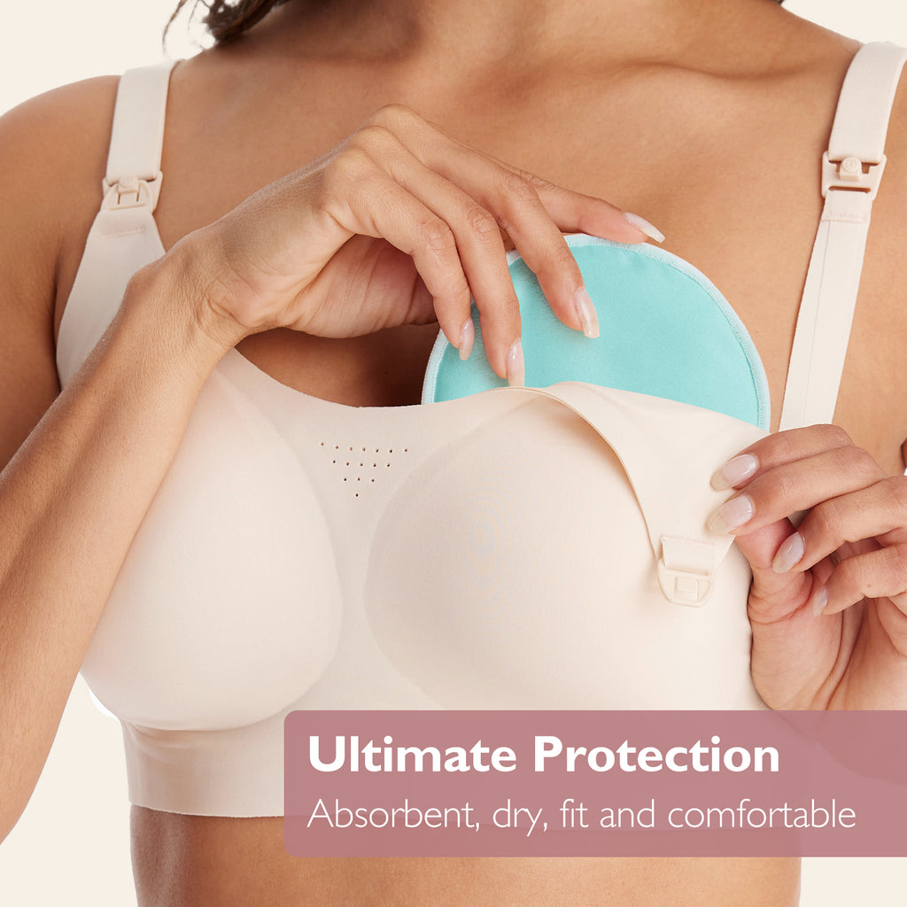 Momcozy Uudelleenkäytettävät 6 kpl ohuet liivinsuojat