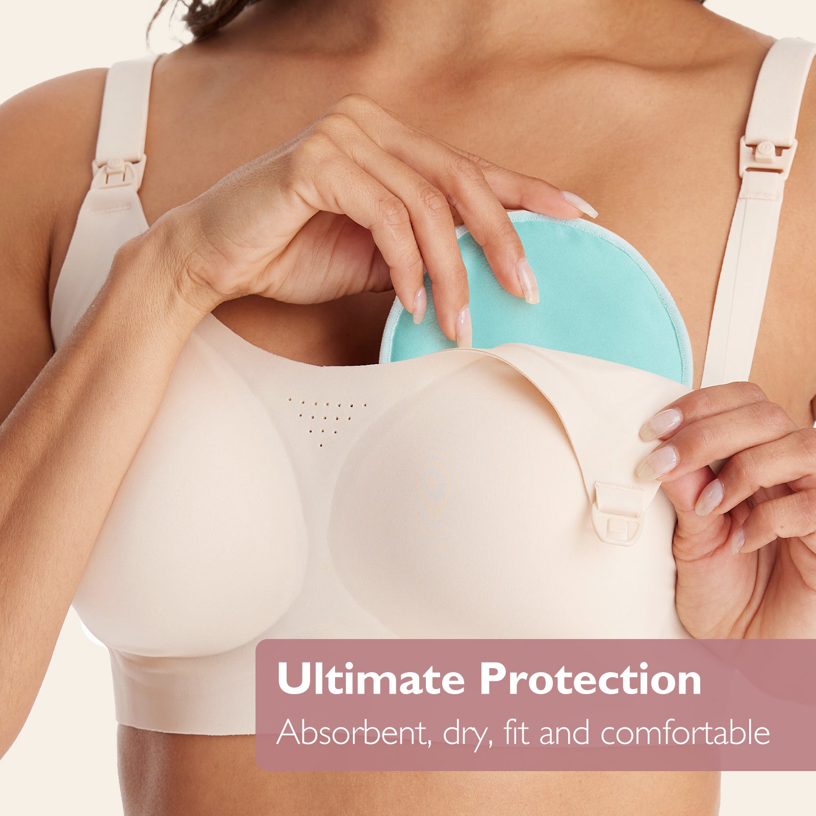 Momcozy Reusable 6 Pack Thick Nursing Pad