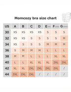 Momcozy YN08 XL Kädet vapaana -pumppausrintaliivit, harmaa