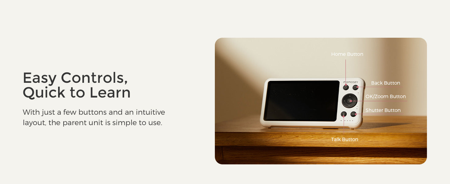 Momcozy BM04 Smart WiFi Video