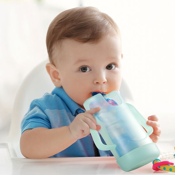 Momcozy Squeeze Proof Holder Babymadmaskine Grøn