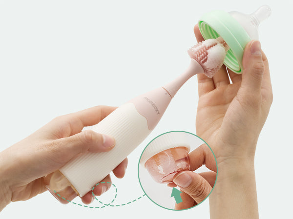 Momcozy Push-Press -muotoilusetti, vaaleanpunainen