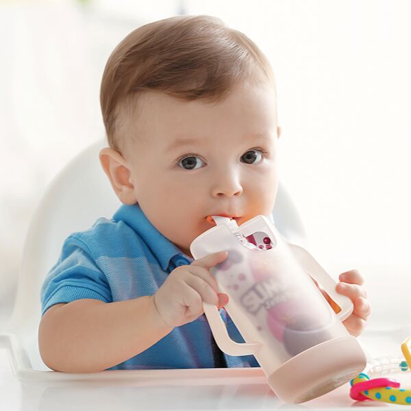 Momcozy Squeeze Proof Holder Baby Food Maker Pink