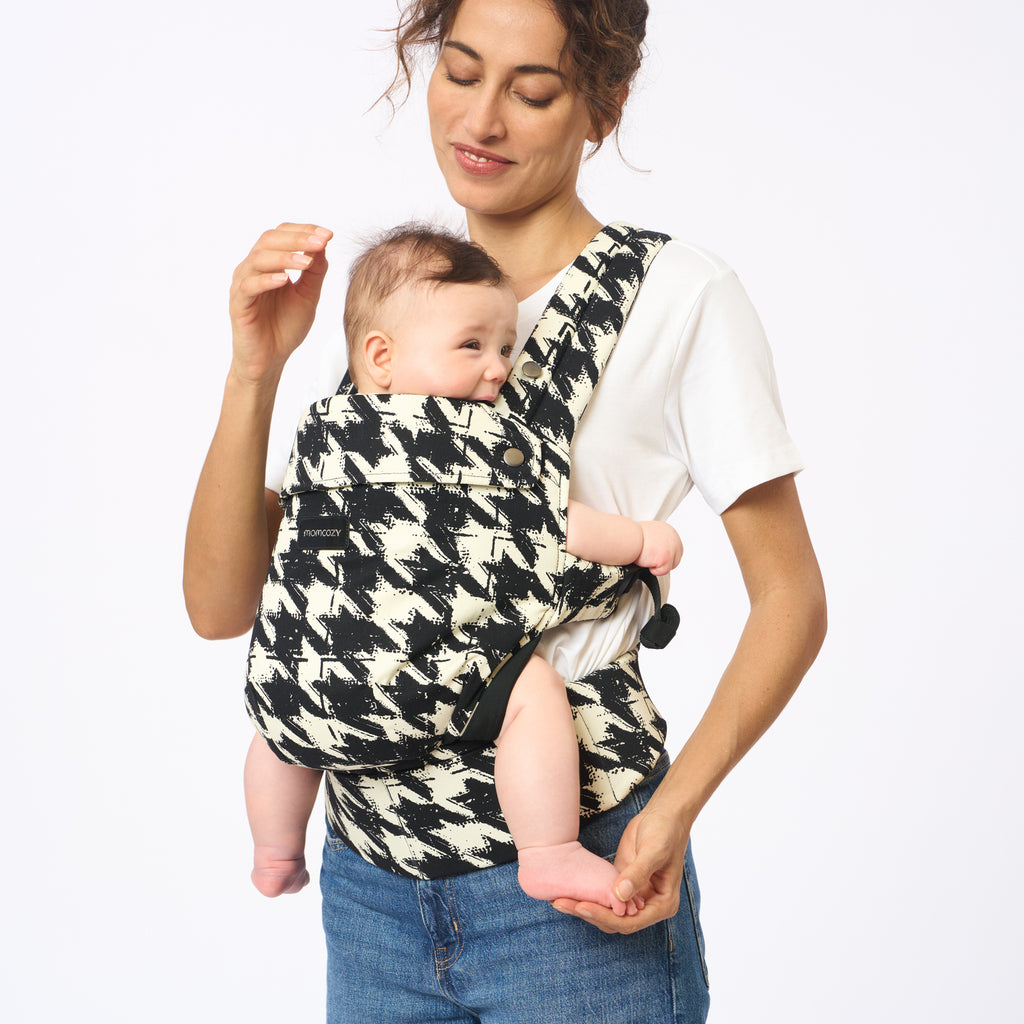 Momcozy PureHug Bomull Mjuk Strukturerad Bärsele Houndstooth
