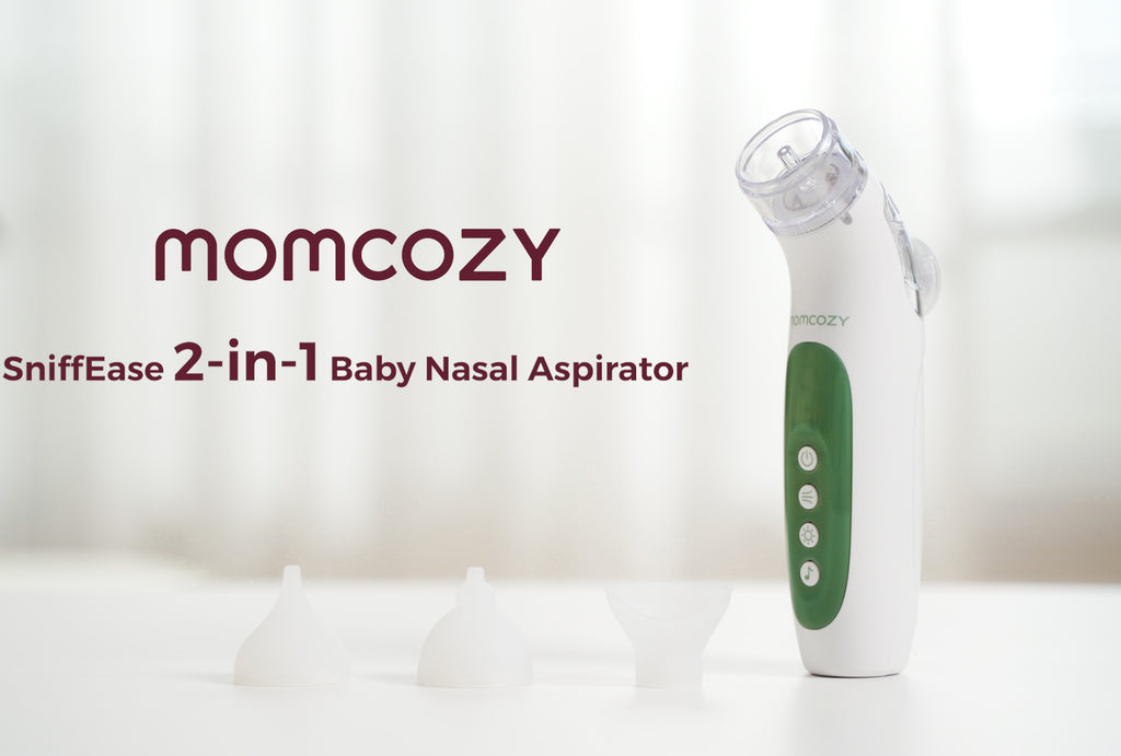 Momcozy BreezyClearT 2-in-1 Suihku- ja Imutoiminen Sähköinen Nenäaspiraattori