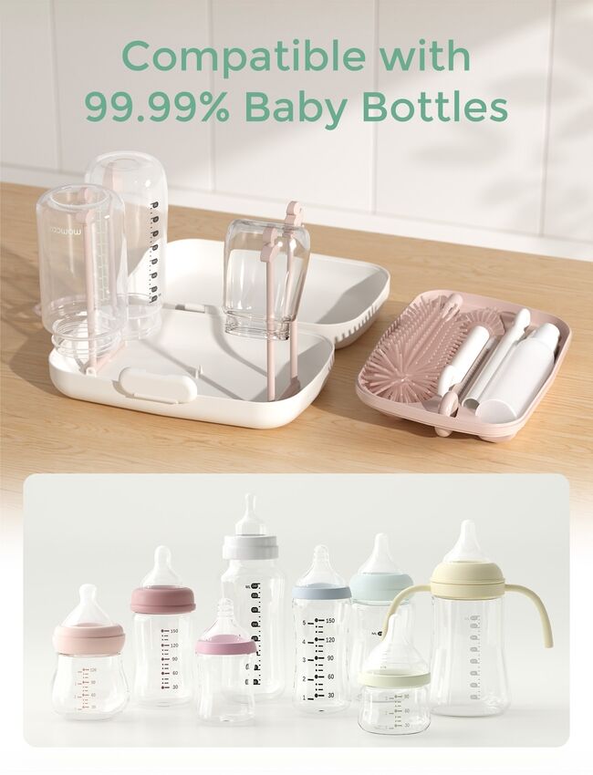 Momcozy 7-i-1 Baby Sæt Pink