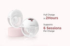 Momcozy M5 Smart Single Pack Wearable Breast Pump Red