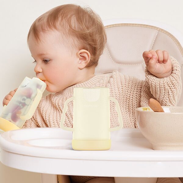 Momcozy Squeeze Proof Holder Babymadmaskine Gul