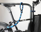 Texlock Mate, størrelse M (120 cm) cykellås blå