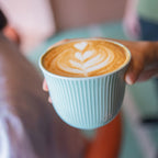Loveramics 250ml Embossed Cup Celadon Blue
