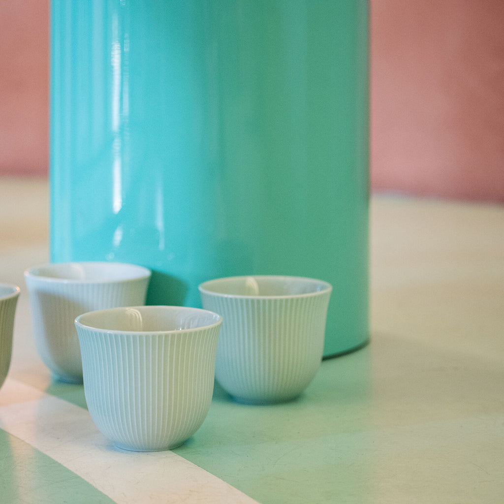 Loveramics 250ml Embossed Cup Celadon Blue