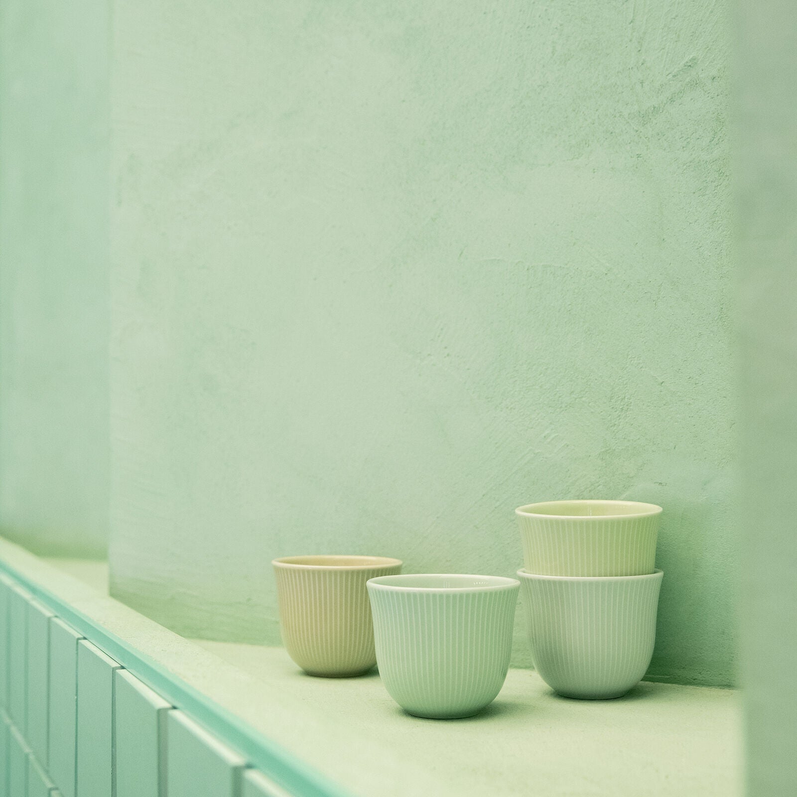 Loveramics 150ml Embossed Cup Taupe
