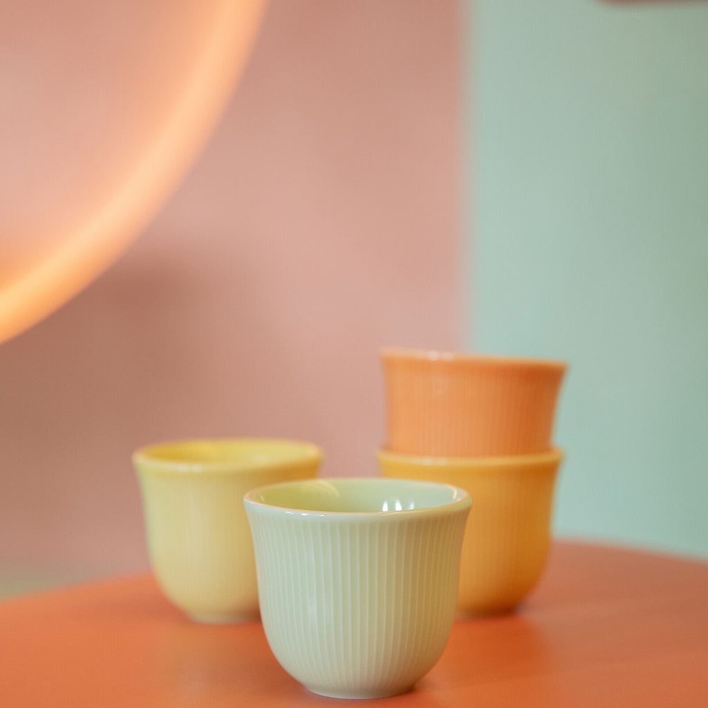 Loveramics 80ml Embossed Cup Yellow