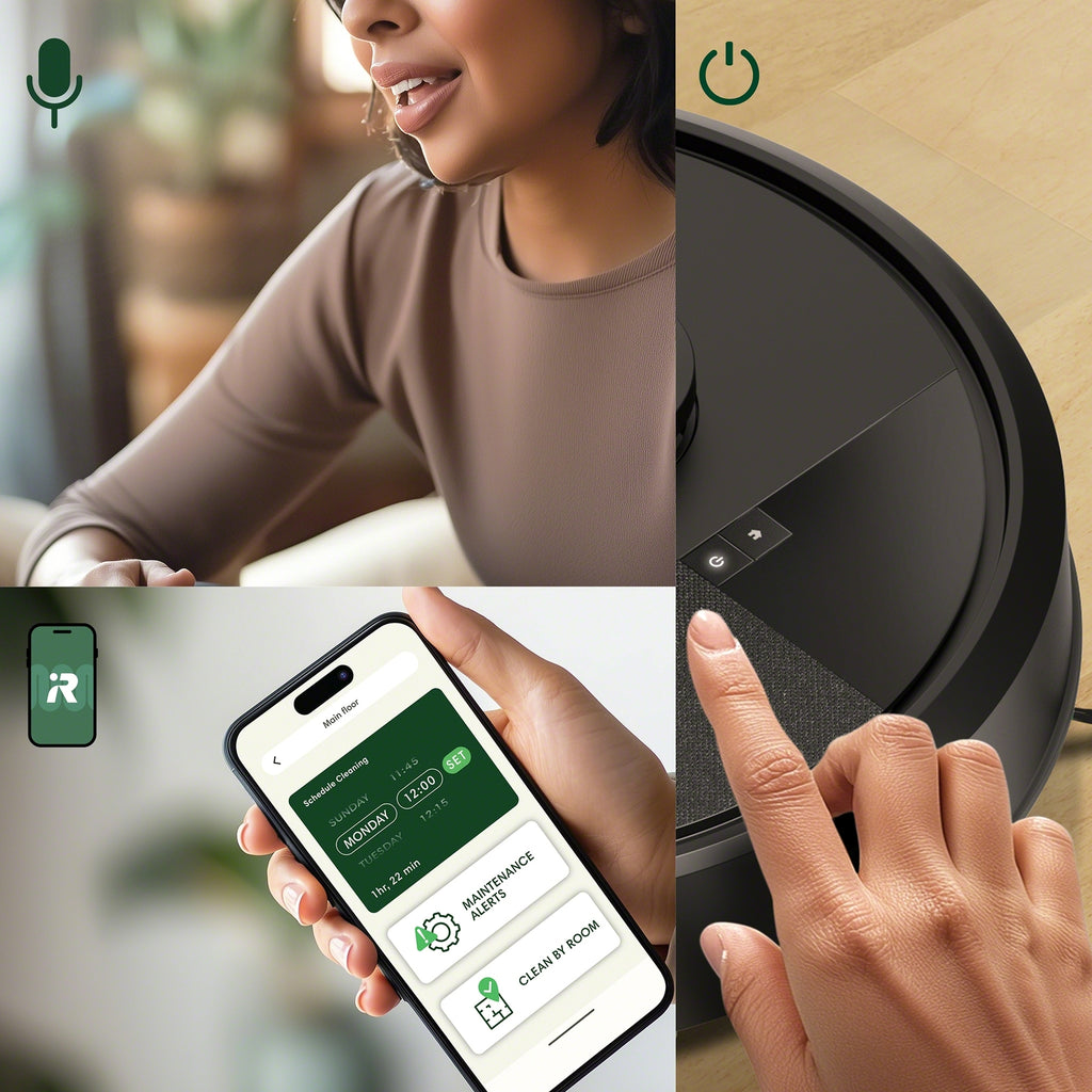 iRobot Roomba Combo 105+ Robotdammsugare Svart