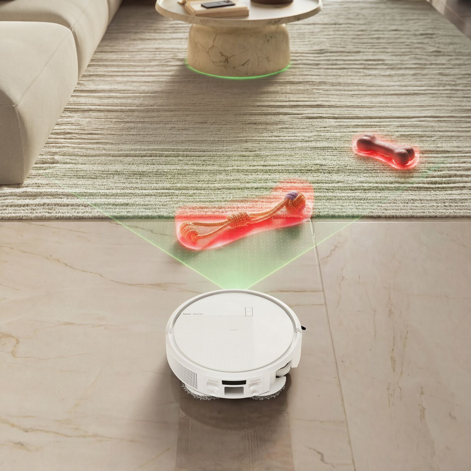 iRobot Roomba Combo Plus 575 Robotic Vacuum Cleaner White