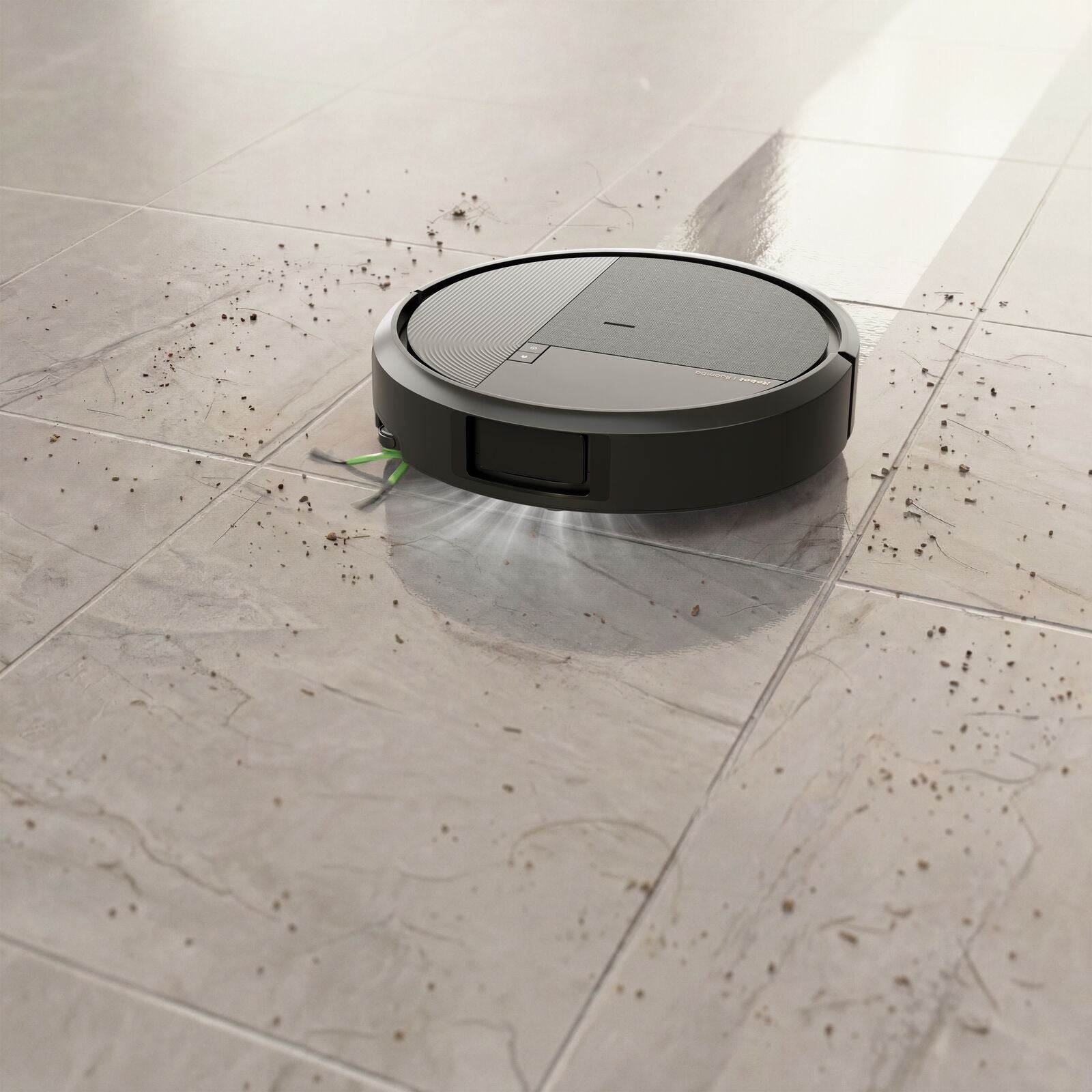 iRobot Roomba Combo Plus 575 Robotic Vacuum Cleaner Black