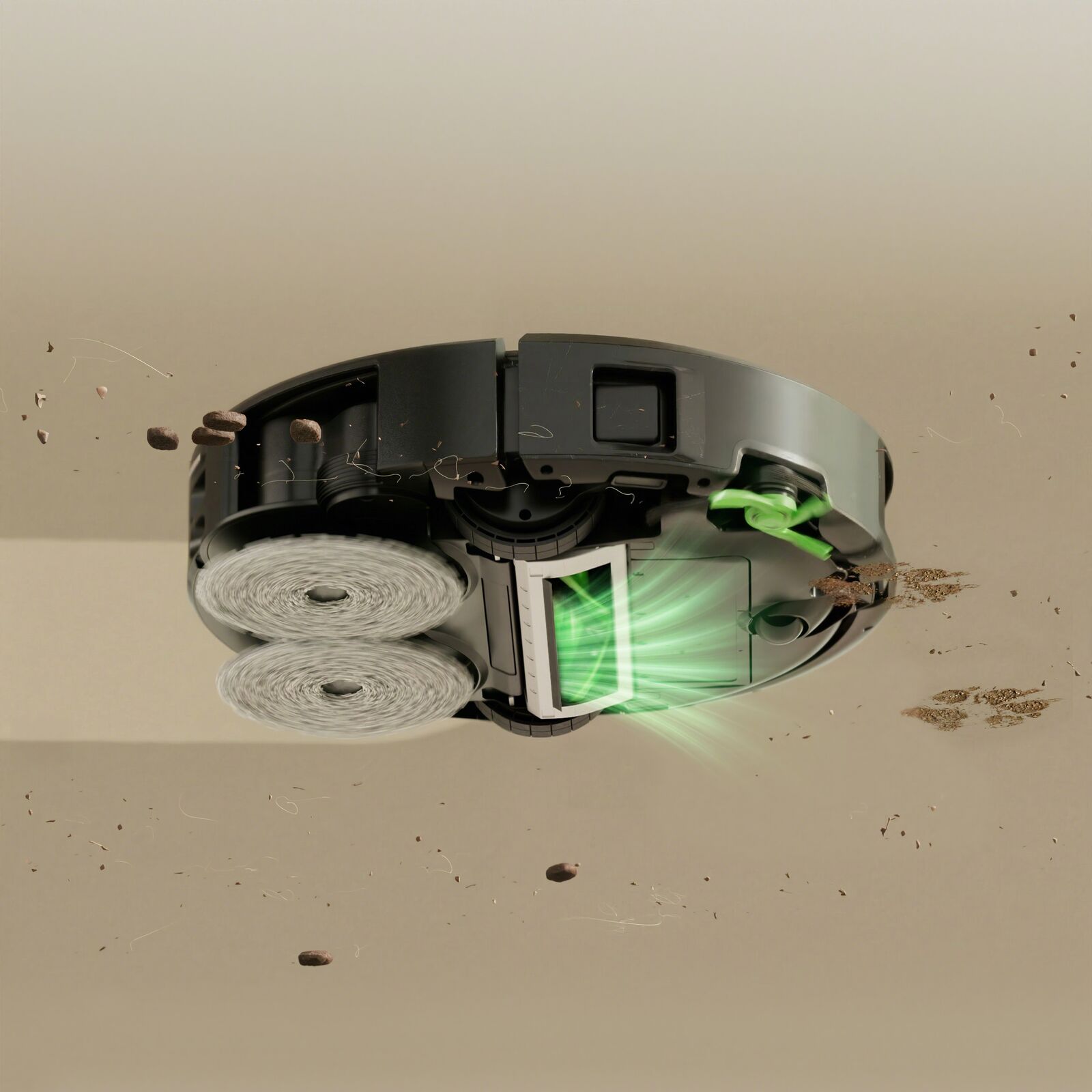 iRobot Roomba Combo Plus 515 UK Robotic Vacuum Cleaner Black