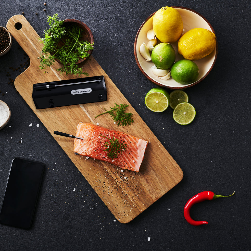 Witt CookPerfect Wireless Dual Stektermometer Svart