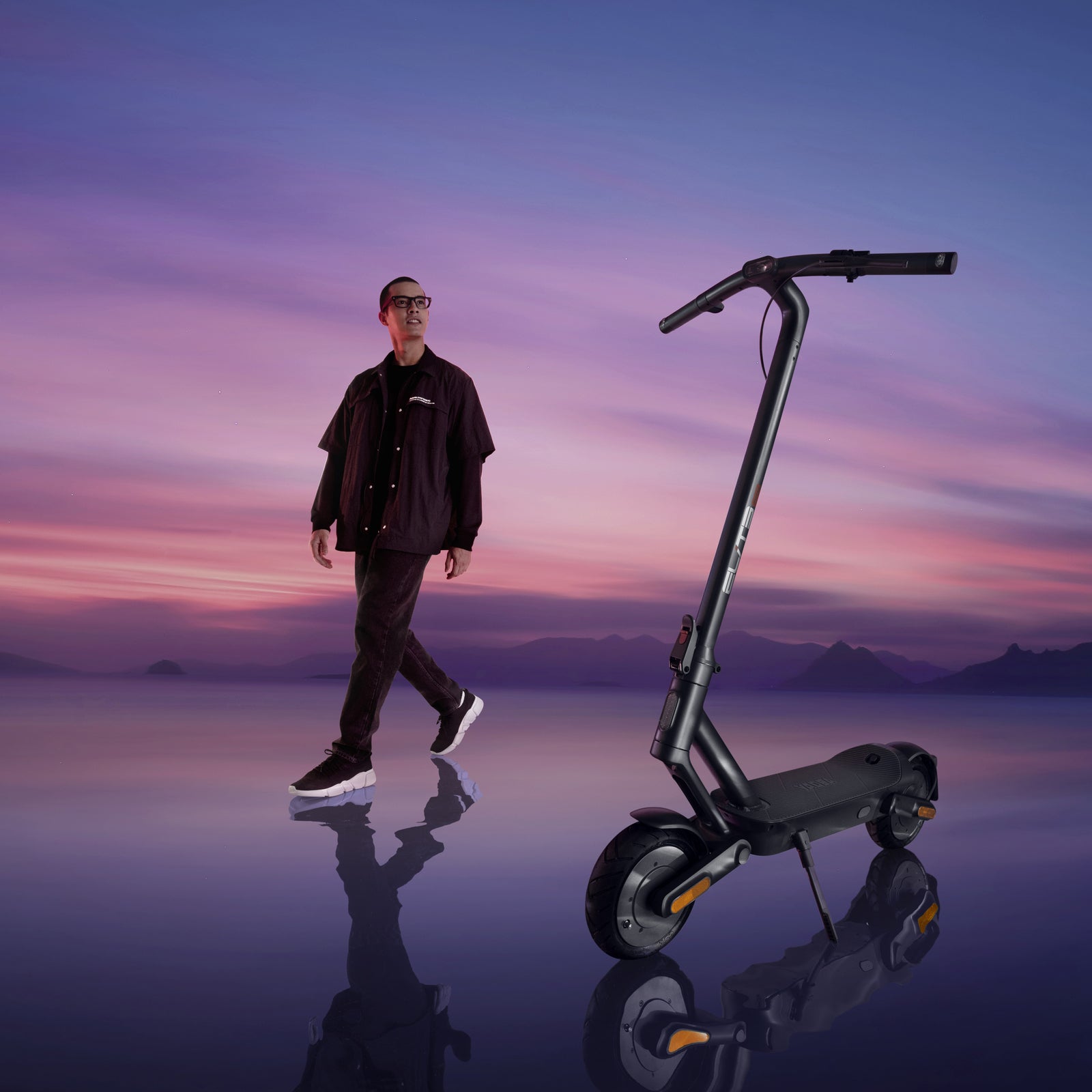 Yadea Elite Max Elsparkcykel 25 km/t Elsparkcykel Grå