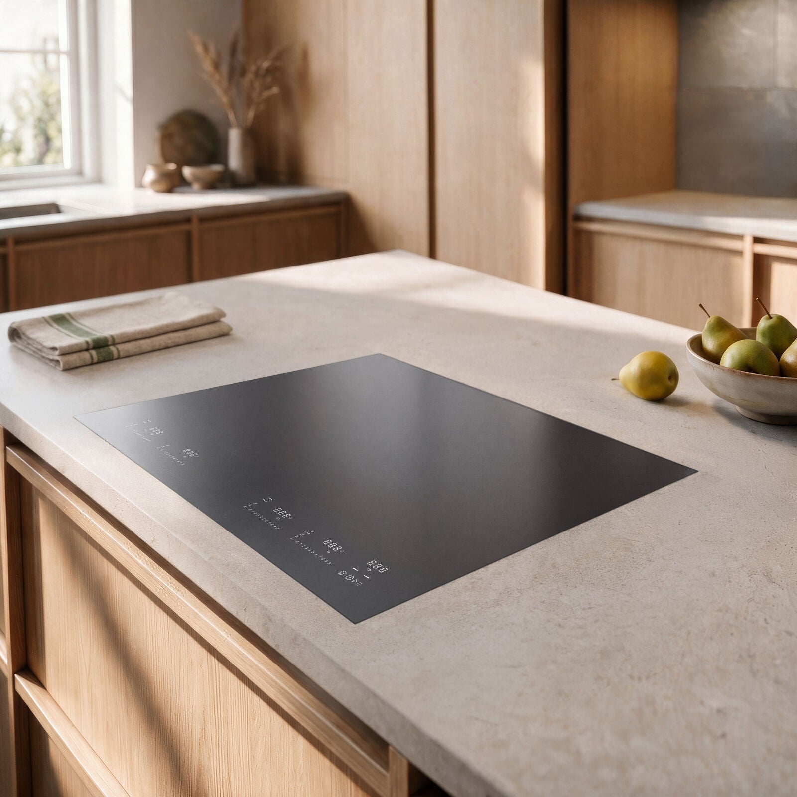 Witt WIMP70EVW Induktionskogeplade Mat Sort