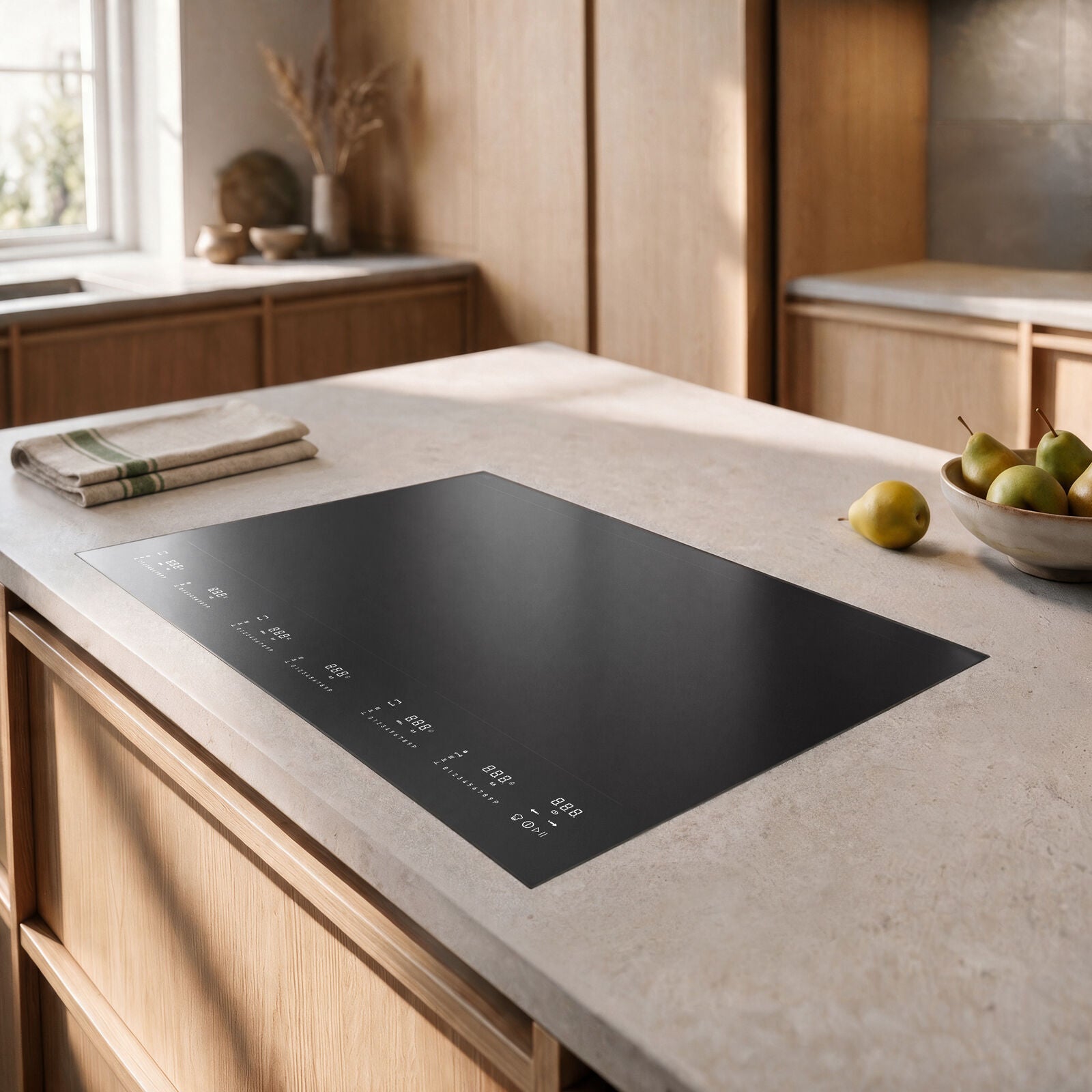 Witt WIMP78EVW Induktionskogeplade Mat Sort