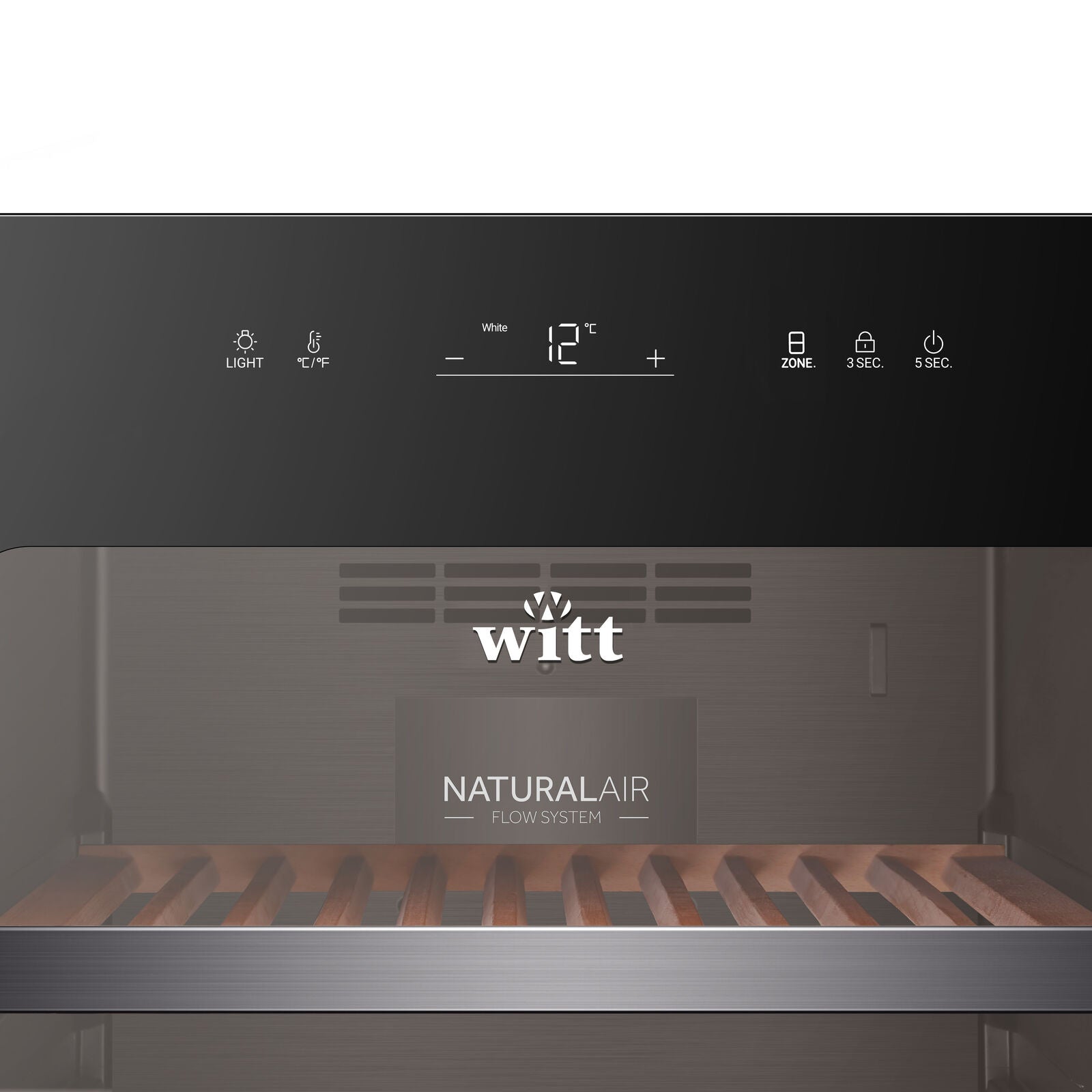 Witt WCF190B219E2 Fritstående vinskab