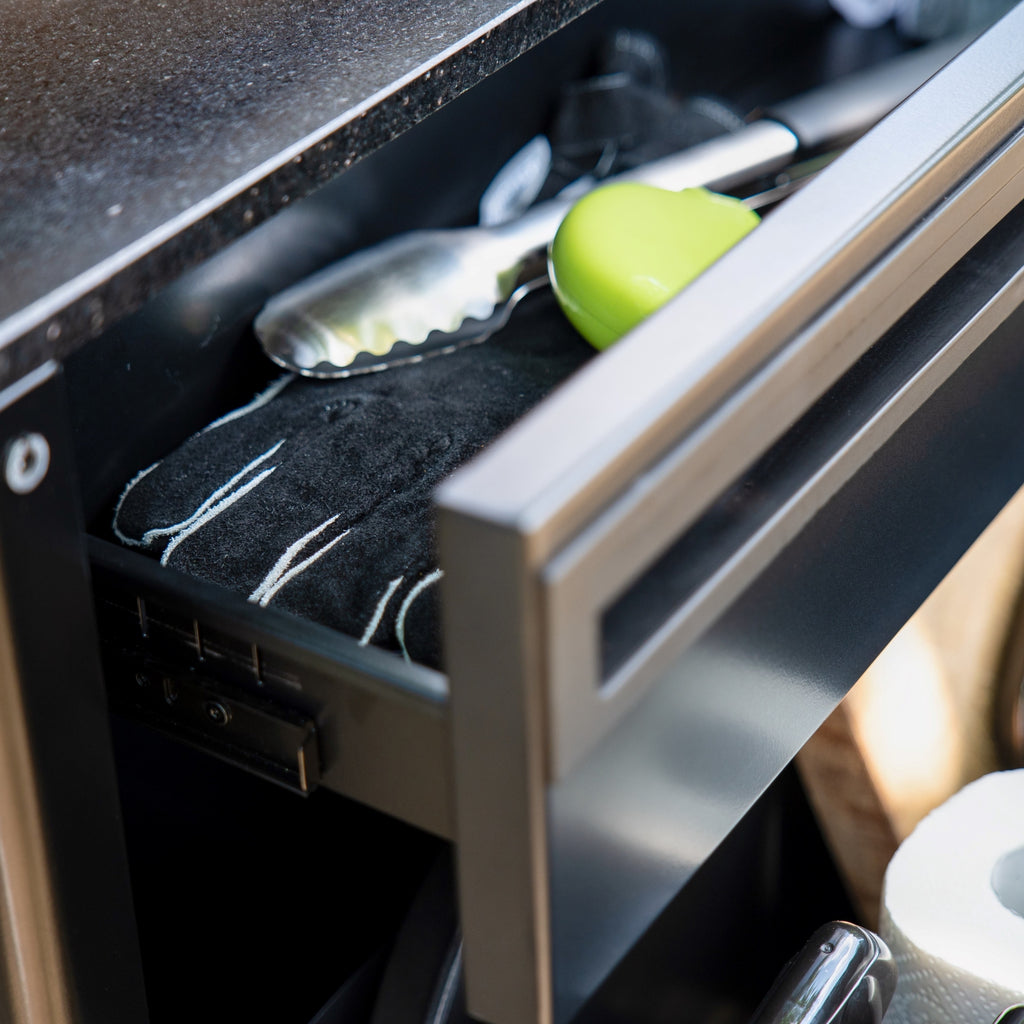 Outdoorchef Kitchen varme X-415/245 30MB HPL BBQ Modul Sort