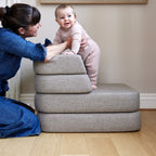 by KlipKlap 3 Fold Sofa Single Soft Sand