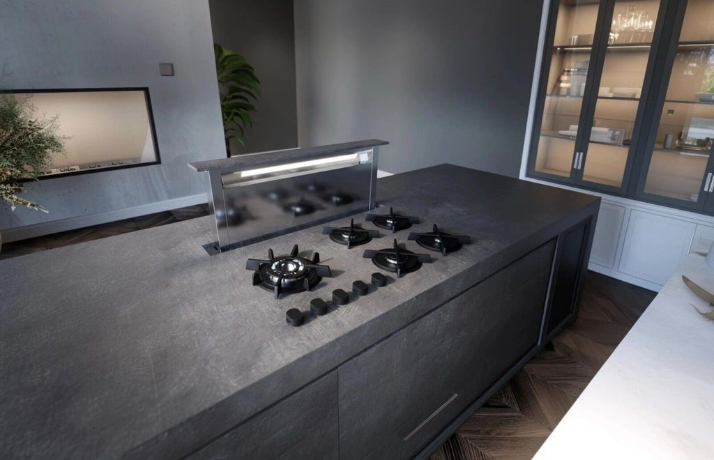 Witt Stone 90 EM Down draft hood Stainless steel