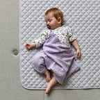 By KlipKlap Play Blanket Emil Stripe Steel Grey