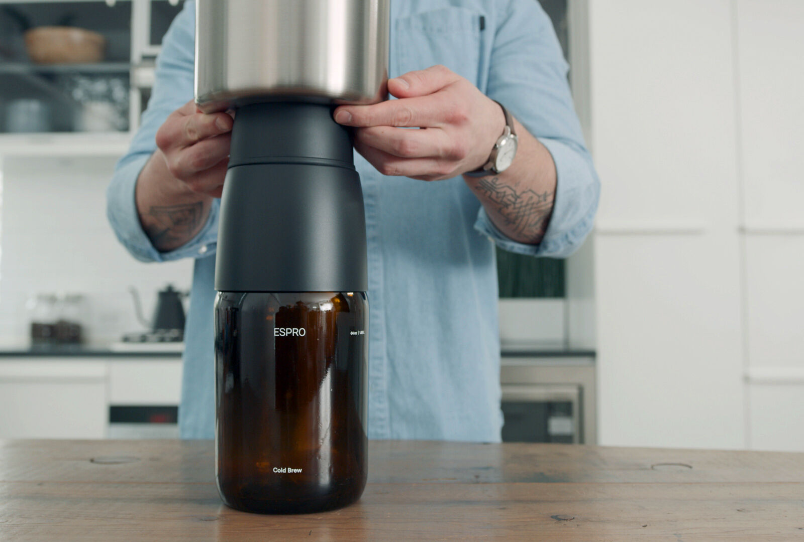 Espro Cold Brew 6064-BS French press kaffebrygger Glas