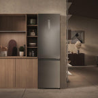 Haier HDPW3620DNPK Køle-fryseskab Rustfrit stål