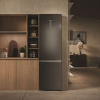 Haier HDPW3620DNPD Køle-fryseskab Sort
