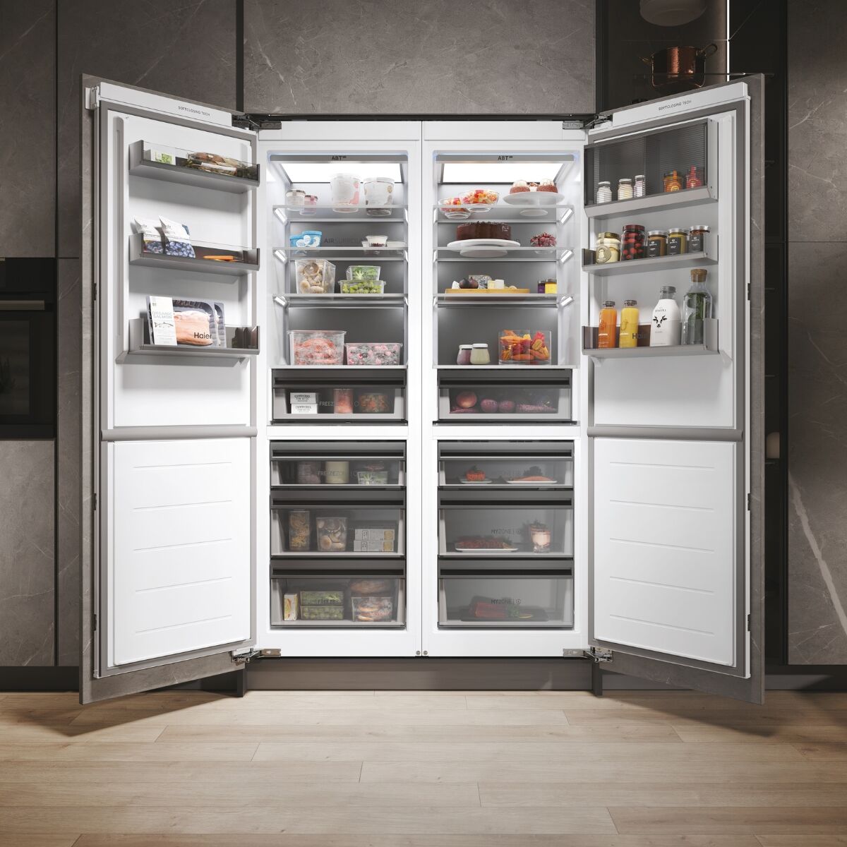 Haier HMLT7518EWF Fridge-freezer Integrated